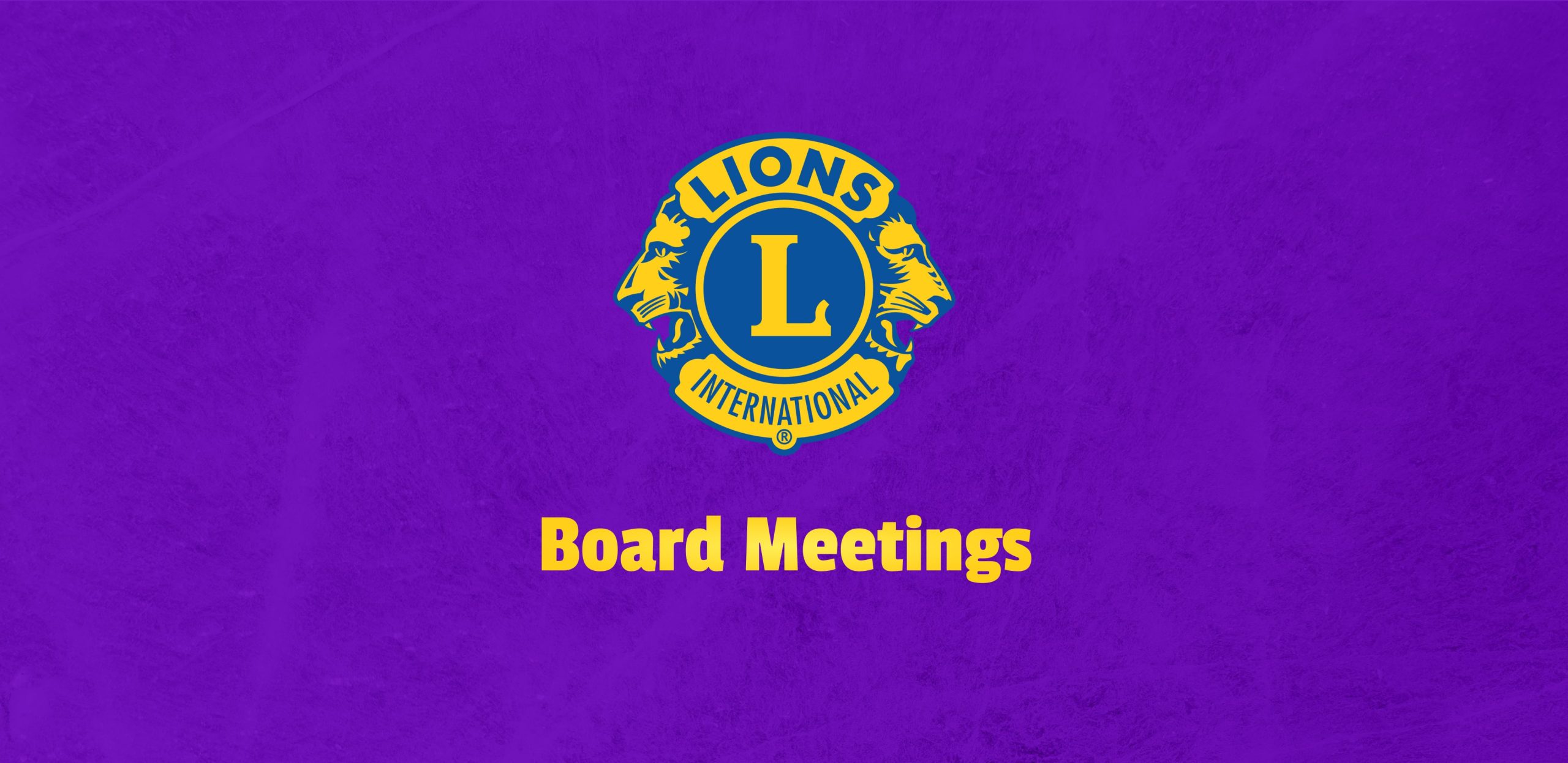Bel Air Lions Club Board Meeting